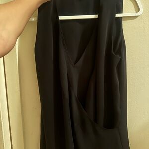 Elegant Black Sleeveless Dress